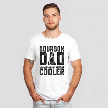 bourbon dad white shirt